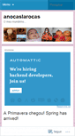 Mobile Screenshot of anocaslarocas.wordpress.com