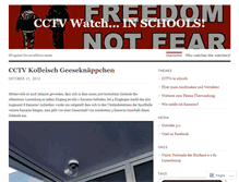 Tablet Screenshot of cctvwatch.wordpress.com