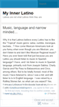 Mobile Screenshot of myinnerlatino.wordpress.com