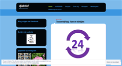 Desktop Screenshot of djaktief.wordpress.com