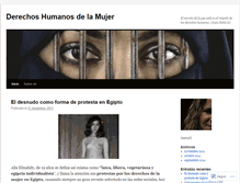 Tablet Screenshot of derechoshumanosdelamujer.wordpress.com