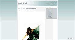 Desktop Screenshot of carlabehal.wordpress.com