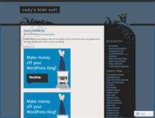 Tablet Screenshot of codye22.wordpress.com