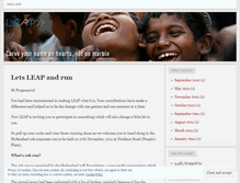 Tablet Screenshot of progressivemedialeap.wordpress.com