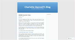 Desktop Screenshot of charlottemaxwell.wordpress.com