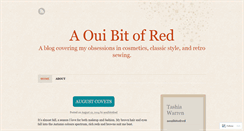 Desktop Screenshot of aouibitofred.wordpress.com