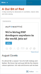 Mobile Screenshot of aouibitofred.wordpress.com