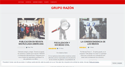 Desktop Screenshot of gruporazon.wordpress.com