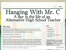 Tablet Screenshot of hangingwithmrc.wordpress.com