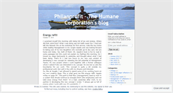 Desktop Screenshot of philanprofit.wordpress.com