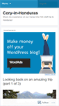 Mobile Screenshot of coryinhonduras.wordpress.com