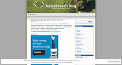Desktop Screenshot of maizebread.wordpress.com