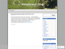 Tablet Screenshot of maizebread.wordpress.com