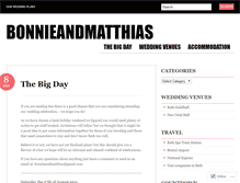 Tablet Screenshot of bonnieandmatthias.wordpress.com