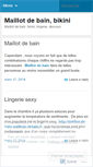 Mobile Screenshot of maillotdebainbikini.wordpress.com