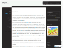Tablet Screenshot of dhyva.wordpress.com