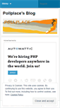 Mobile Screenshot of pollplace.wordpress.com