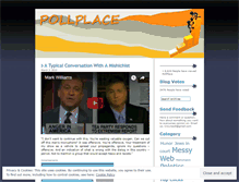 Tablet Screenshot of pollplace.wordpress.com