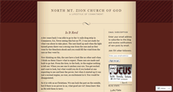 Desktop Screenshot of northmtzion.wordpress.com
