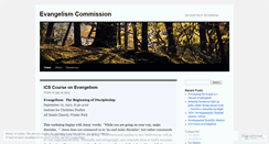 Desktop Screenshot of evcommission.wordpress.com