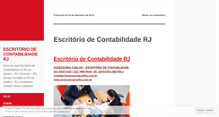 Desktop Screenshot of escritoriodecontabilidaderj.wordpress.com