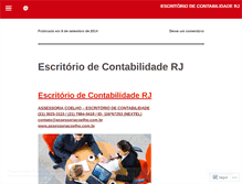 Tablet Screenshot of escritoriodecontabilidaderj.wordpress.com