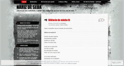 Desktop Screenshot of narizdeseda.wordpress.com