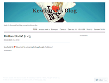 Tablet Screenshot of kewix3x3.wordpress.com