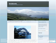 Tablet Screenshot of blondietravels.wordpress.com