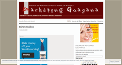 Desktop Screenshot of marketinguayana.wordpress.com