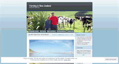 Desktop Screenshot of nzfarming.wordpress.com