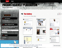 Tablet Screenshot of pagansagainstplagiarism.wordpress.com