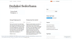 Desktop Screenshot of kahoda.wordpress.com
