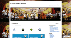 Desktop Screenshot of cantardelosandes.wordpress.com