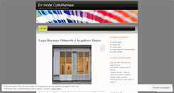 Desktop Screenshot of enmodeculturennes.wordpress.com