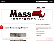 Tablet Screenshot of massproperties.wordpress.com