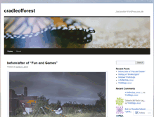 Tablet Screenshot of cradleofforest.wordpress.com