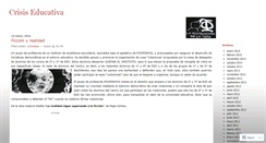 Desktop Screenshot of crisiseducativa.wordpress.com