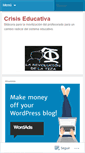 Mobile Screenshot of crisiseducativa.wordpress.com