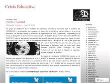 Tablet Screenshot of crisiseducativa.wordpress.com