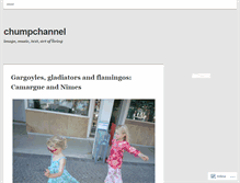 Tablet Screenshot of chumpchannel.wordpress.com