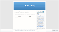 Desktop Screenshot of munir.wordpress.com