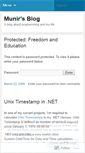 Mobile Screenshot of munir.wordpress.com