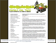 Tablet Screenshot of papaltaco.wordpress.com