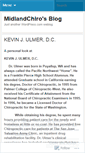 Mobile Screenshot of midlandchiro.wordpress.com