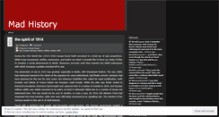 Desktop Screenshot of madhistory.wordpress.com