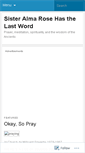 Mobile Screenshot of almarose.wordpress.com