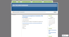 Desktop Screenshot of deutschreferendar.wordpress.com