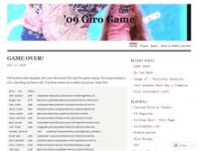 Tablet Screenshot of girogame.wordpress.com