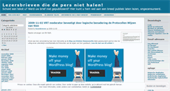 Desktop Screenshot of lezersbrieven.wordpress.com